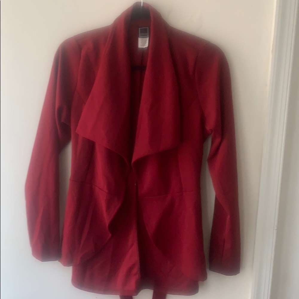 Maroon Long Sleeve Blazer